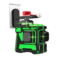 Load image into Gallery viewer, 12 Lines 3D Green Laser Level Self-Leveling 360 Degrees Horizontal And Vertical Cross Lines Green Laser Line With Tripod Battery
