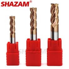 Load image into Gallery viewer, Milling Cutter Alloy Coating Tungsten Steel Tool Cnc Maching Hrc55 Endmill SHAZAM Top  Milling Cutter Kit Milling Machine Tools
