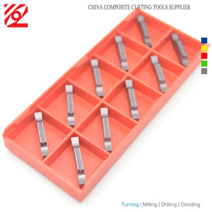 EDGEV 10PCS Cut off Grooving Carbide Insert MGMN150 MGMN200 MGMN300 MGMN400 MGGN200 MGGN300 MGGN400 CNC Lathe Turning Tools