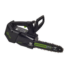 Load image into Gallery viewer, New Greenworks 40v Cordless Chain Saw Brushless ONE HAND Operate Chainsaw 10 Inch Guide Bar
