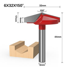 Load image into Gallery viewer, 6mm V Bit-1PCS,CNC solid carbide end mill,tungsten steel woodworking milling cutter,3D wood MDF router bit,60 90 120 150 degrees
