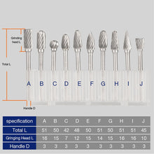 Load image into Gallery viewer, 3*6mm Metal Drawing Tungsten Carbide Milling Cutter Rotary Tool Burr CNC Engraving Abrasive Tools Metalworking Milling Polishing
