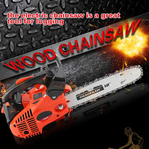 Chainsaw Machine 900W 12" Gasoline Chainsaw Wood Cutting Grindling Machine 160ml Oil Capacity Gasoline Chainsaw Garden Tools