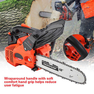 Chainsaw Machine 900W 12" Gasoline Chainsaw Wood Cutting Grindling Machine 160ml Oil Capacity Gasoline Chainsaw Garden Tools