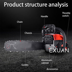 chainsaw logging saw high-power small portable chain saw chain saw gasoline saw logging multi-function