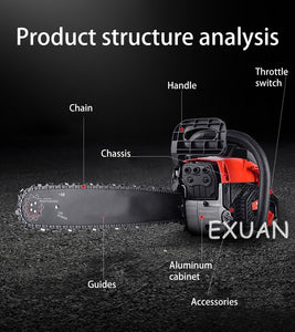 chainsaw logging saw high-power small portable chain saw chain saw gasoline saw logging multi-function