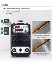 Load image into Gallery viewer, ANDELI Intelligent TIG Welder TIG-250MPL TIG Welding Machine COLD/PULSE/ TIG Welding Cold Welding Spot Welding tig inverter
