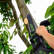 Load image into Gallery viewer, New Greenworks 40v Cordless Chain Saw Brushless ONE HAND Operate Chainsaw 10 Inch Guide Bar
