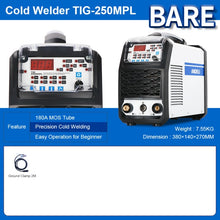 Load image into Gallery viewer, ANDELI Intelligent TIG Welder TIG-250MPL TIG Welding Machine COLD/PULSE/ TIG Welding Cold Welding Spot Welding tig inverter
