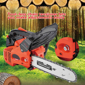 Chainsaw Machine 900W 12" Gasoline Chainsaw Wood Cutting Grindling Machine 160ml Oil Capacity Gasoline Chainsaw Garden Tools