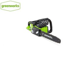 Load image into Gallery viewer, Gasoline power new Greenworks 40v 4.0Ah Cordless Chain Saw Brushless , 20312 Chainsaw ,with 4.0ah battery and charger ,
